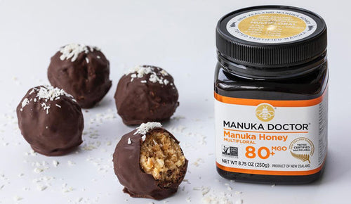 Honey, Coconut & Peanut Butter Bliss Balls