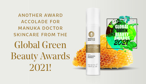 Another Award Accolade for Manuka Doctor Skincare from the Global Green Beauty Awards 2021!