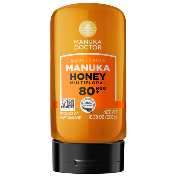MGO 80 Manuka Honey Squeezy (10.58oz) - Manuka Doctor US